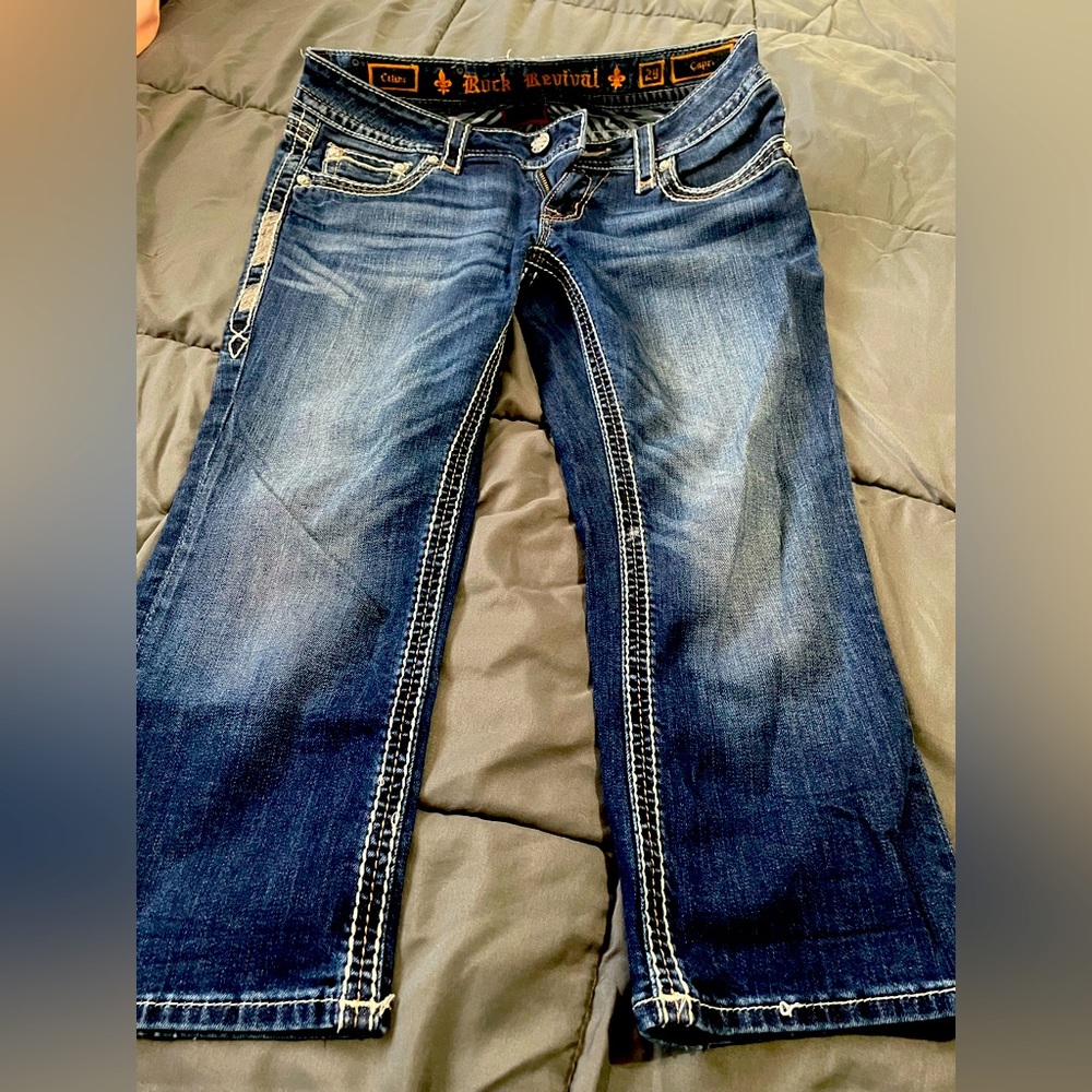 Rock Revival Capris. Only worn a few times